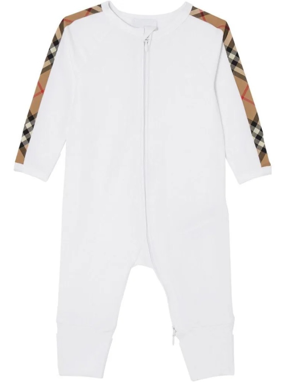 Burberry Baby Unisex One-Piece Bodysuit Check Set w/ Hat